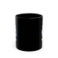 I Love Soccer Black Ceramic Mug — 11oz & 15oz