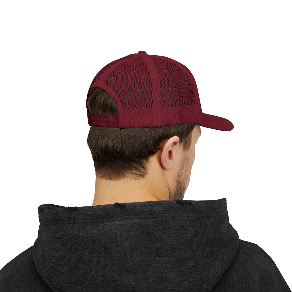 Soccer Mom Trucker Cap - Glitter Soccer Ball Snapback