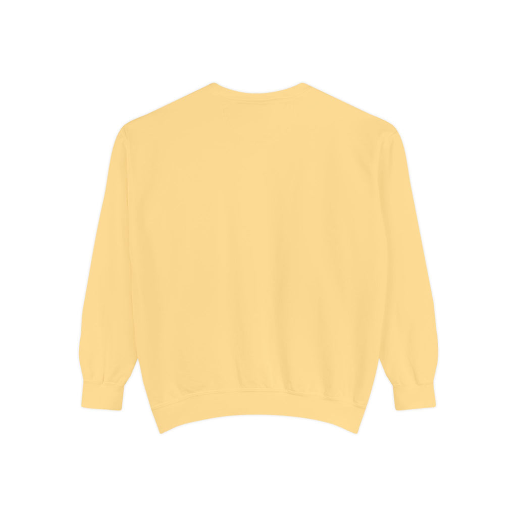 I Love Soccer Sweatshirt — Blue Soccer Ball Crewneck
