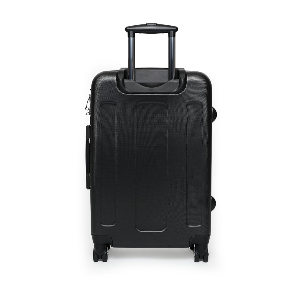 Stay Happy Floral Carry-On Suitcase