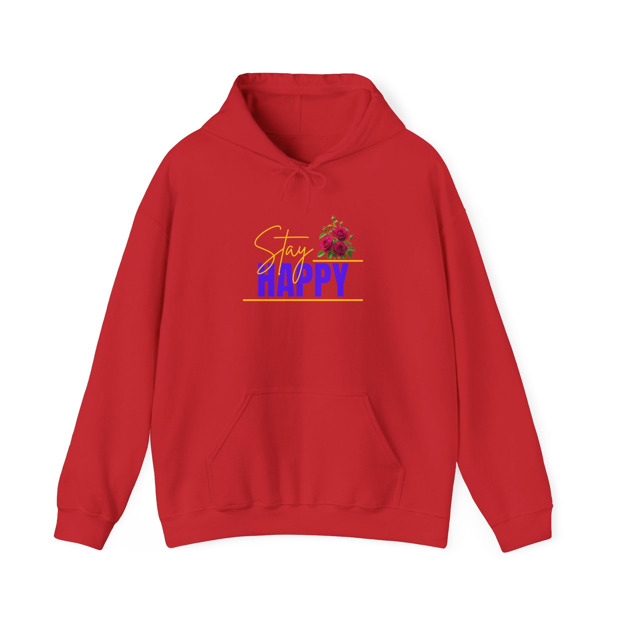 Happy Floral Hoodie — "Choose Happy" Graphic Sweatshirt