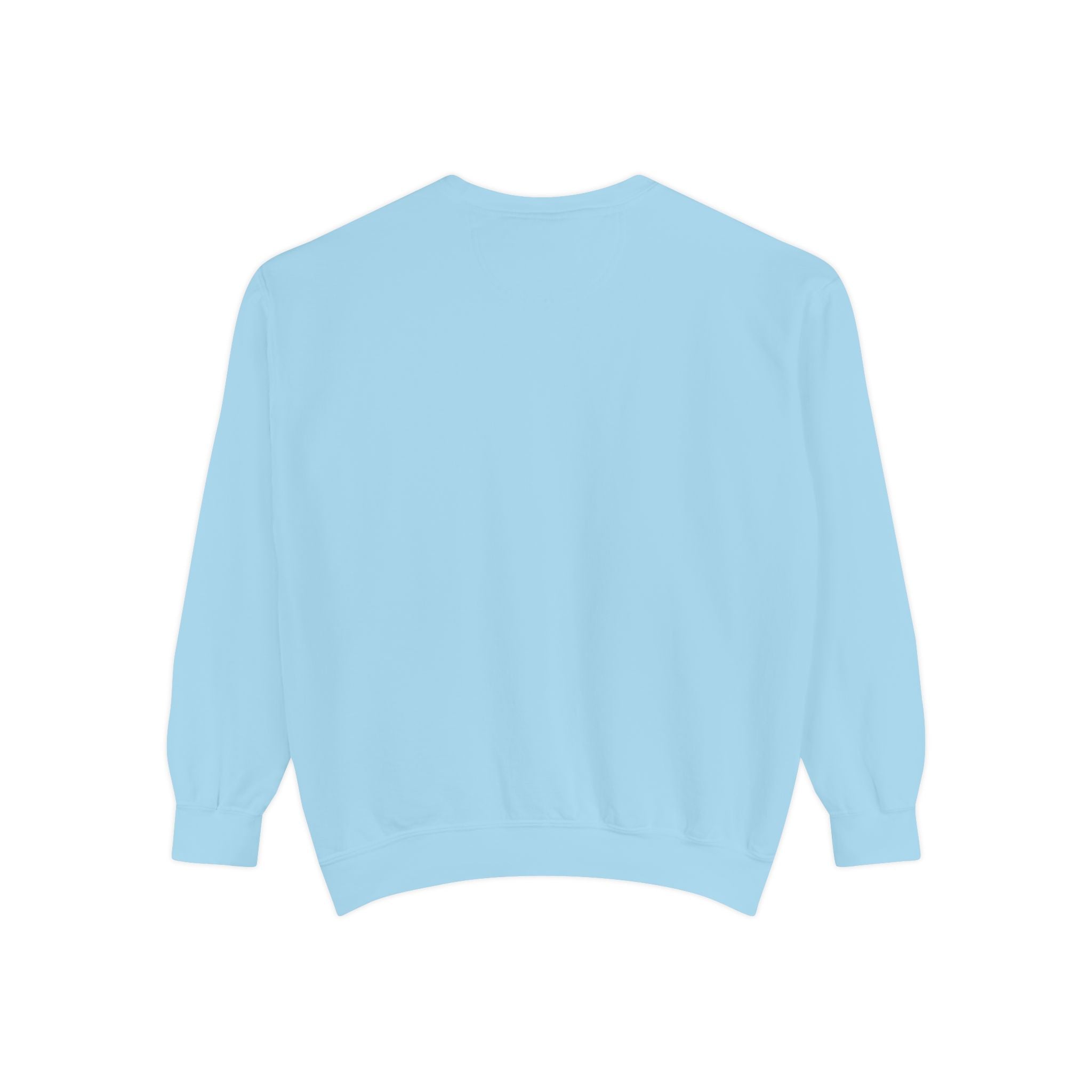 I Love Soccer Sweatshirt — Blue Soccer Ball Crewneck