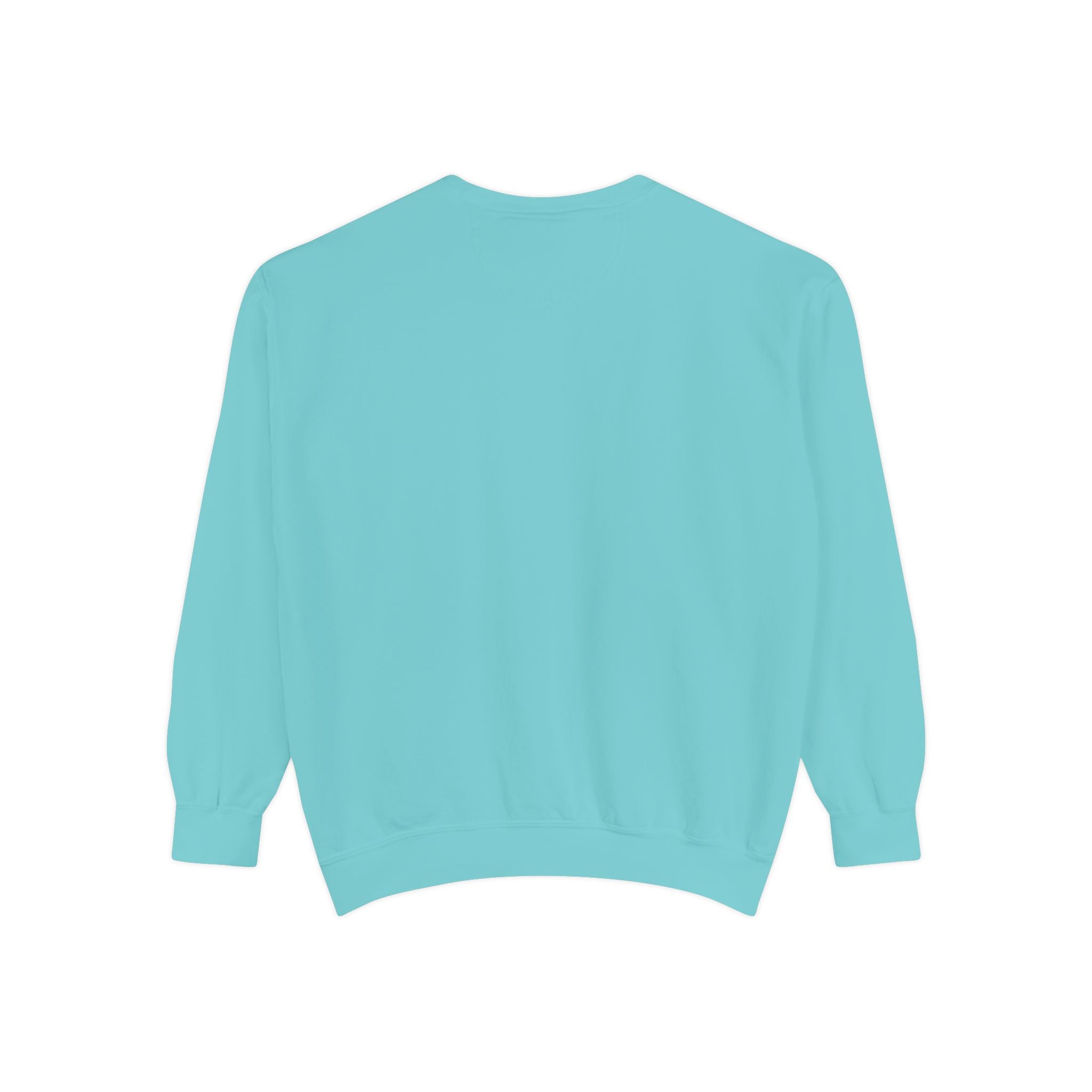 I Love Soccer Sweatshirt — Blue Soccer Ball Crewneck